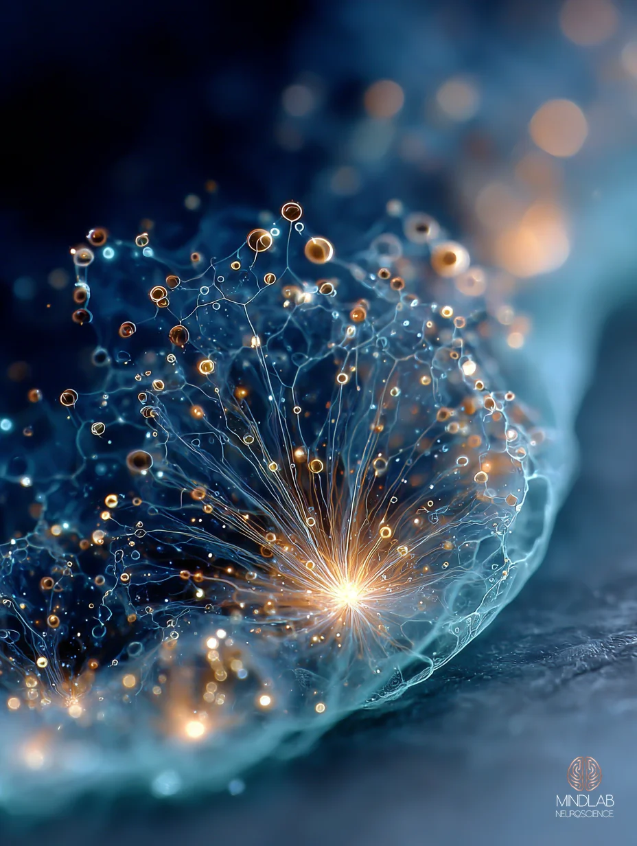 Intimate close-up of the dorsal anterior cingulate cortex at microscopy scale — Dr. Sydney Ceruto, MindLAB Neuroscience.