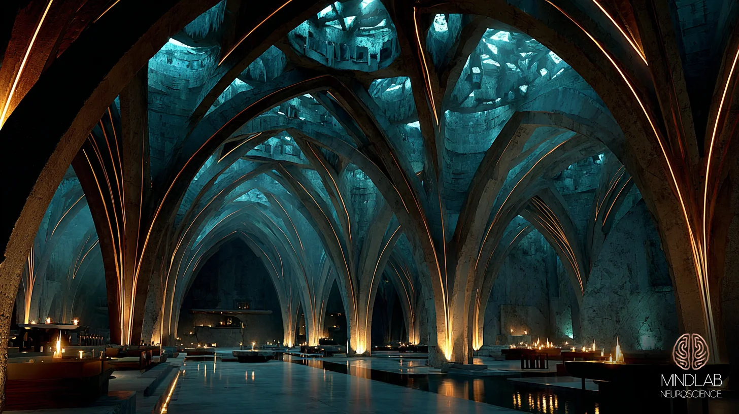 Resolved DMN integration cathedral architecture vaulted self-model post-separation update — Dr. Sydney Ceruto, MindLAB Neuroscience.