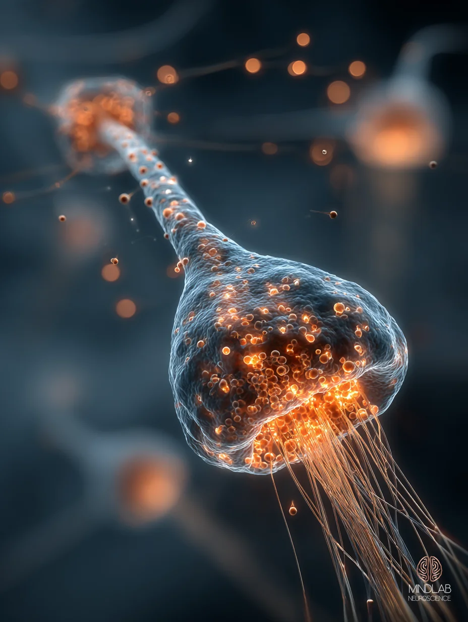 Dorsolateral prefrontal cortex-amygdala projection at cellular scale — cognitive overload brain, MindLAB Neuroscience.