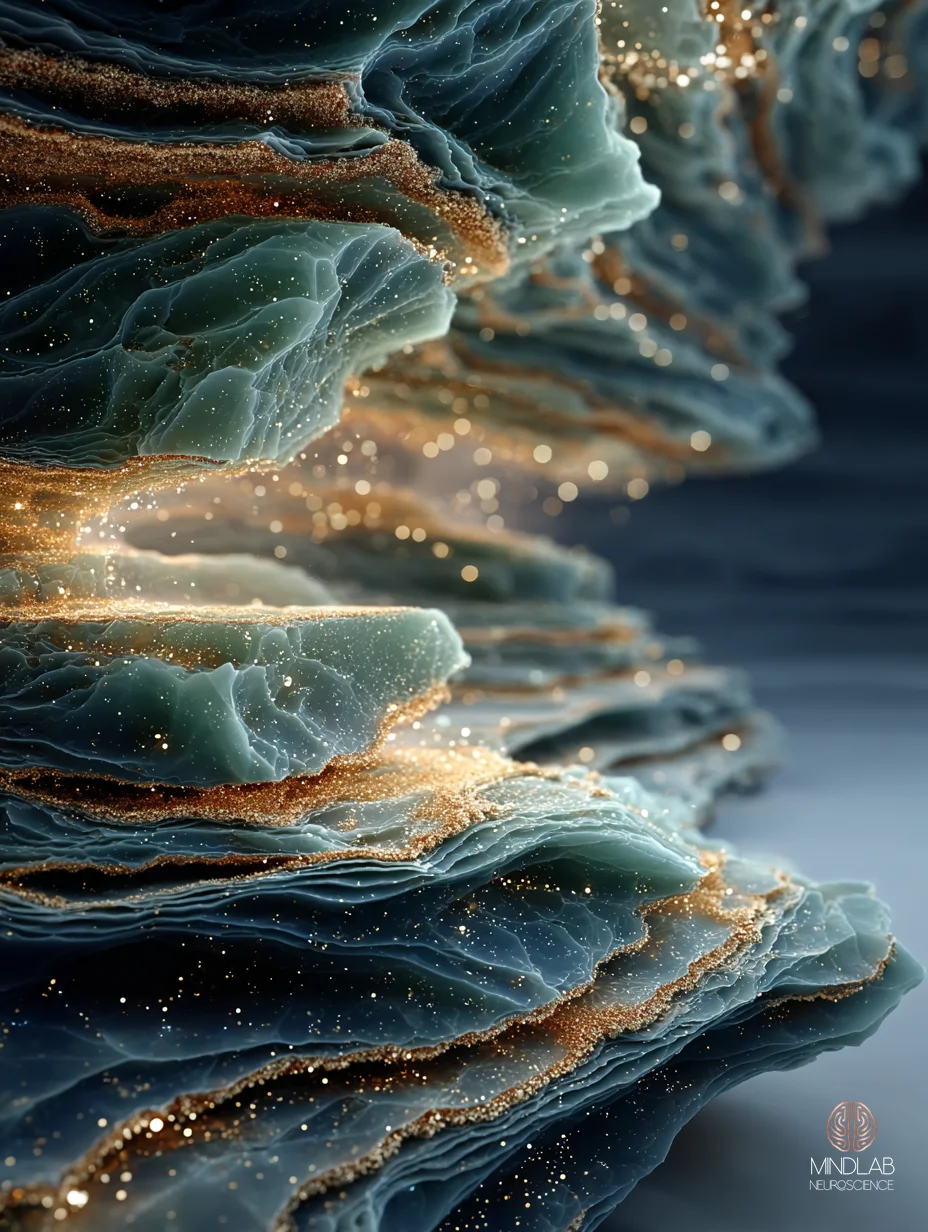 Intimate microscopy close-up of insular cortex tissue — Dr. Sydney Ceruto, MindLAB Neuroscience.