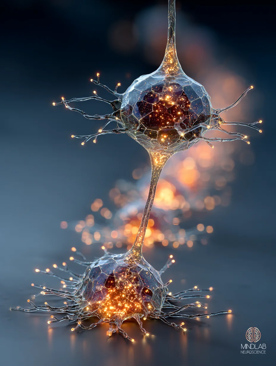Single locus coeruleus neuron in tonic firing mode with copper-light pulses along its projecting axon — Dr. Sydney Ceruto, MindLAB Neuroscience.