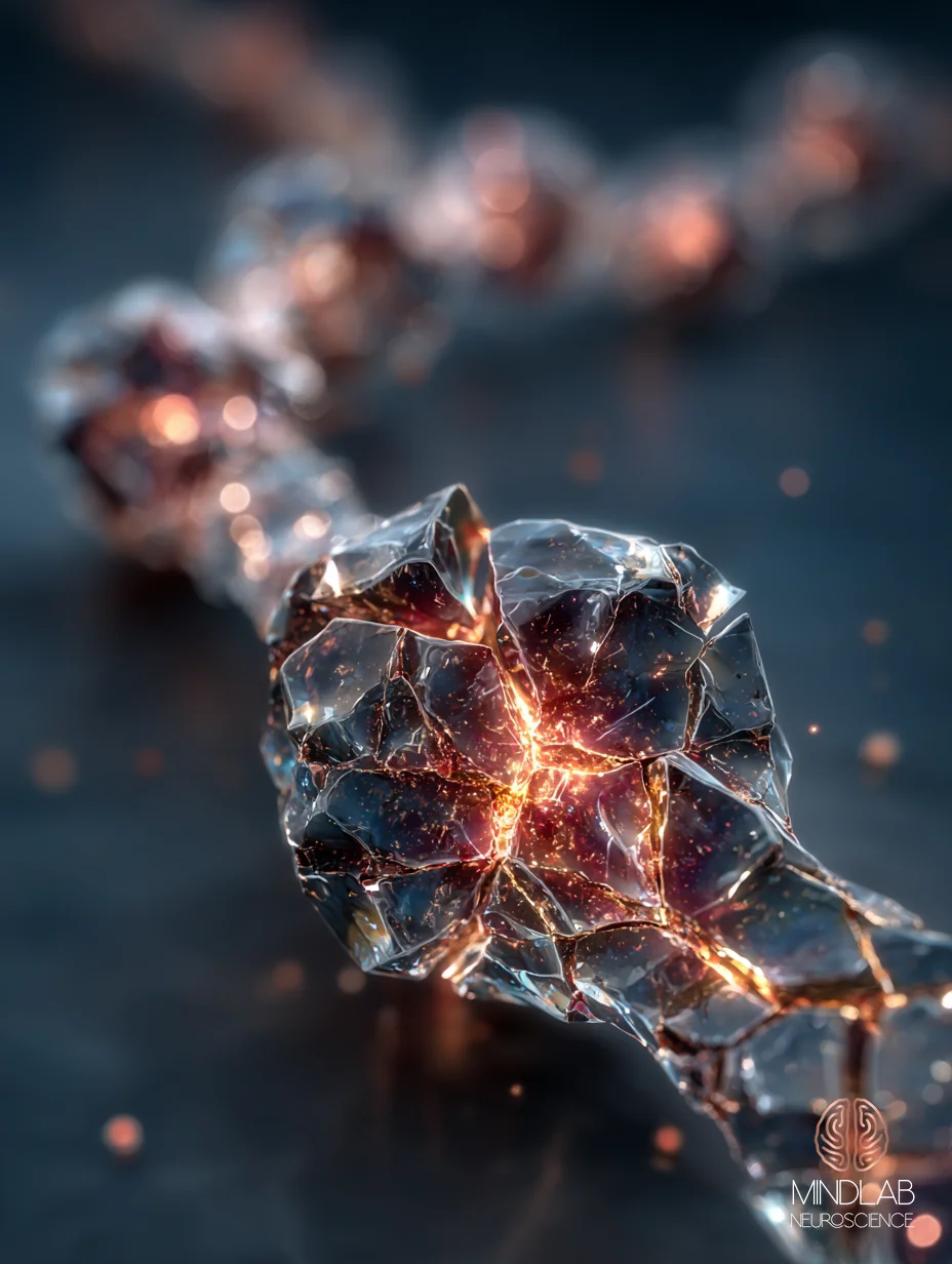 Close-up of amygdala-vmPFC inhibitory circuit during post-betrayal hypervigilance — Dr. Sydney Ceruto, MindLAB Neuroscience.