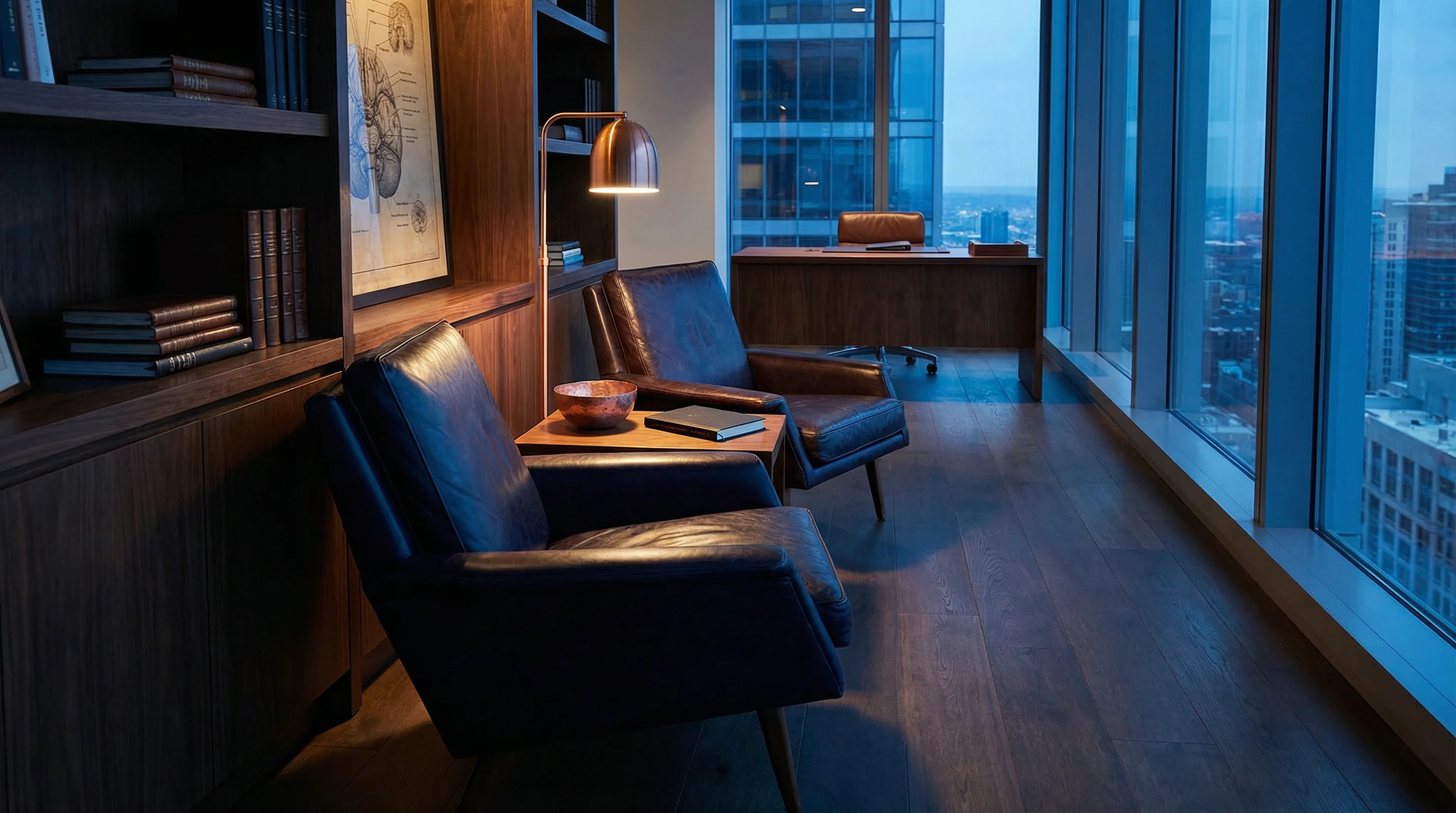 Private neuroscience consultation space interpersonal conflict resolution MindLAB advisory — Dr. Sydney Ceruto, MindLAB Neuroscience.