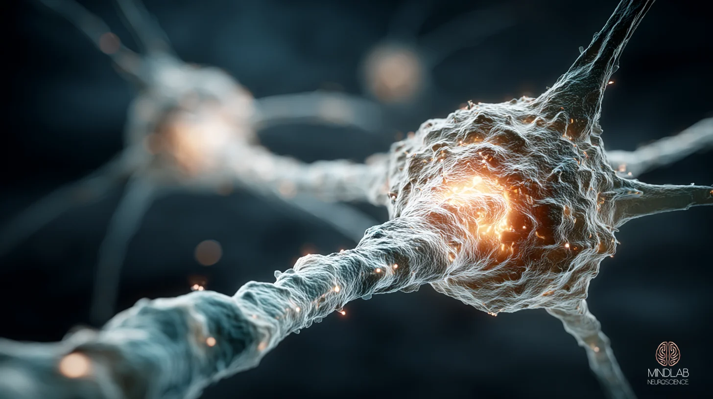 Atmospheric scientific rendering of lateral hypothalamic orexin neurons — Dr. Sydney Ceruto, MindLAB Neuroscience.