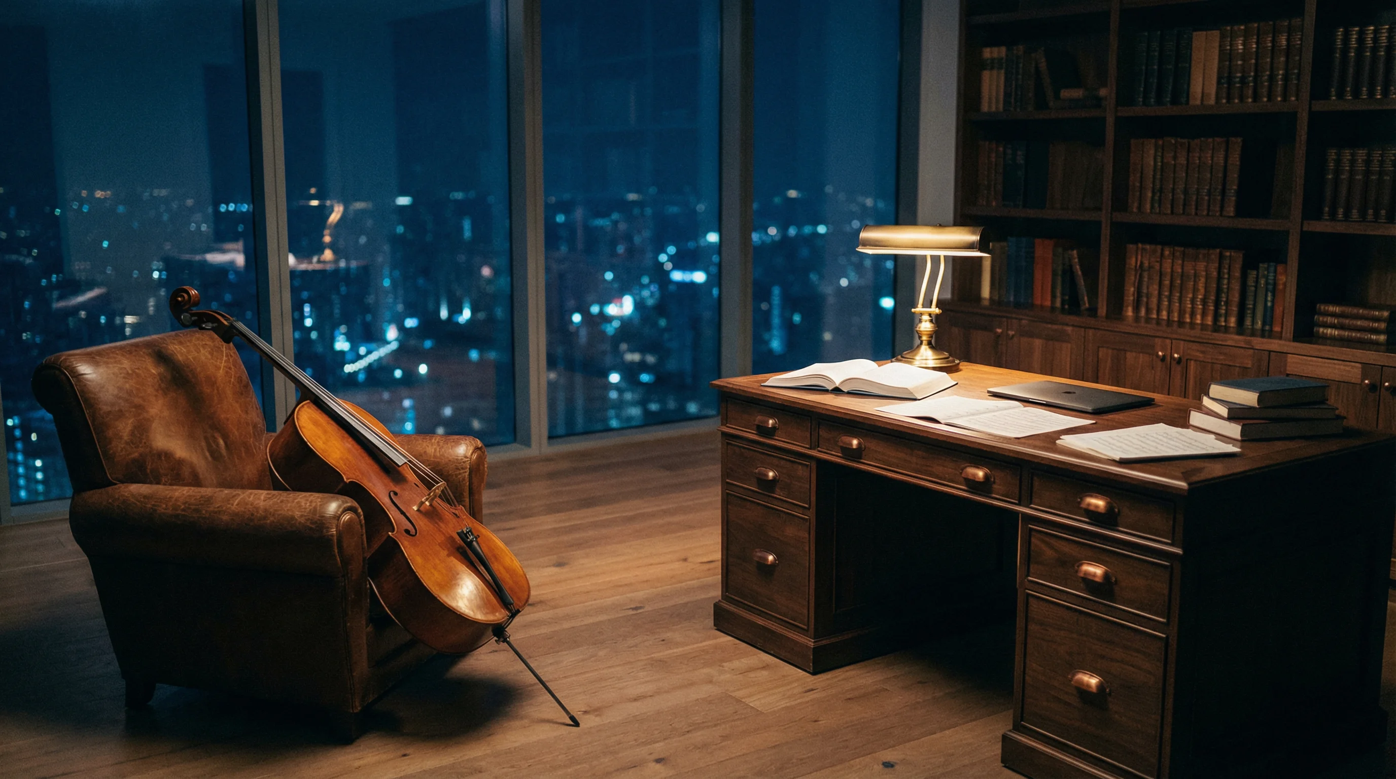 Private study with musical instrument evoking mental rehearsal and neural plasticity — Dr. Sydney Ceruto, MindLAB Neuroscience.