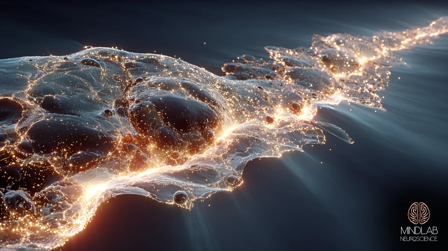 HPA-axis cascade rendered as copper-filament architecture with a translucent flattened cortisol circadian-slope curve in the background, representing the psychoneuroimmunological endpoint of post-infidelity PTSD — Dr. Sydney Ceruto, MindLAB Neuroscience.