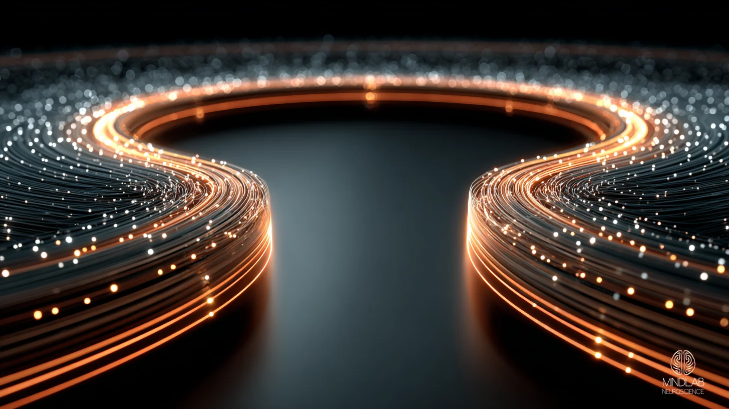 The medial septum-hippocampal theta-generating circuit rendered at peak amplitude, with coupled septal pacemaker neurons driving rhythmic 3-6 Hz oscillations across hippocampal pyramidal layers. Signal-flow visualization shows the moment phase-locked plasticity windows open across the circuit. — Dr. Sydney Ceruto, MindLAB Neuroscience.