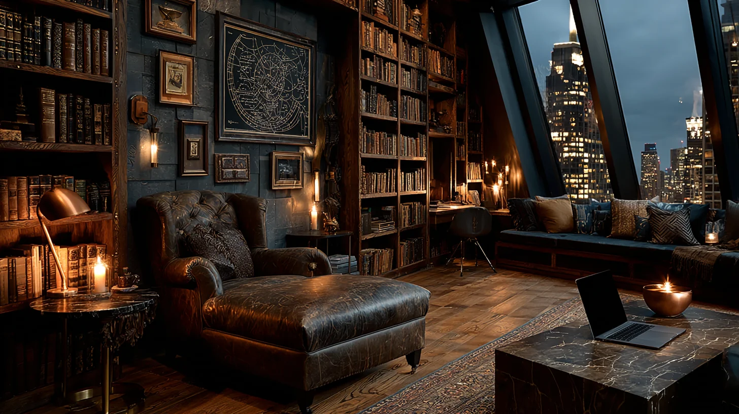 Private MindLAB consultation space — warm-light editorial interior with subtle neuroscience anchor for trauma-bond assessment. Dr. Sydney Ceruto, MindLAB Neuroscience.