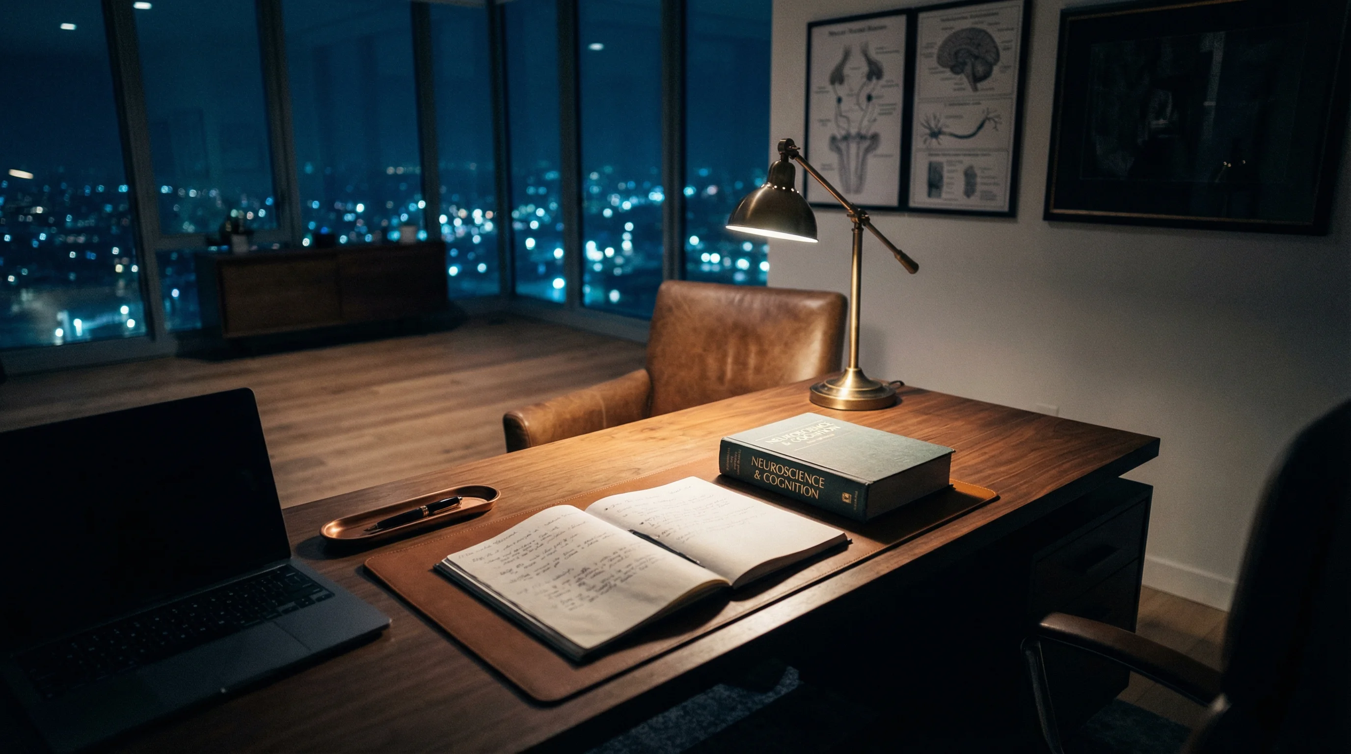 Mental contrasting visualization neuroscience private study environment — Dr. Sydney Ceruto, MindLAB Neuroscience.